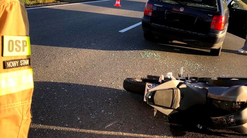Kolizje z udziałem motocykli i kobieta w Kanale Juranda – tygodniowy raport malborskich służb mundurowych.