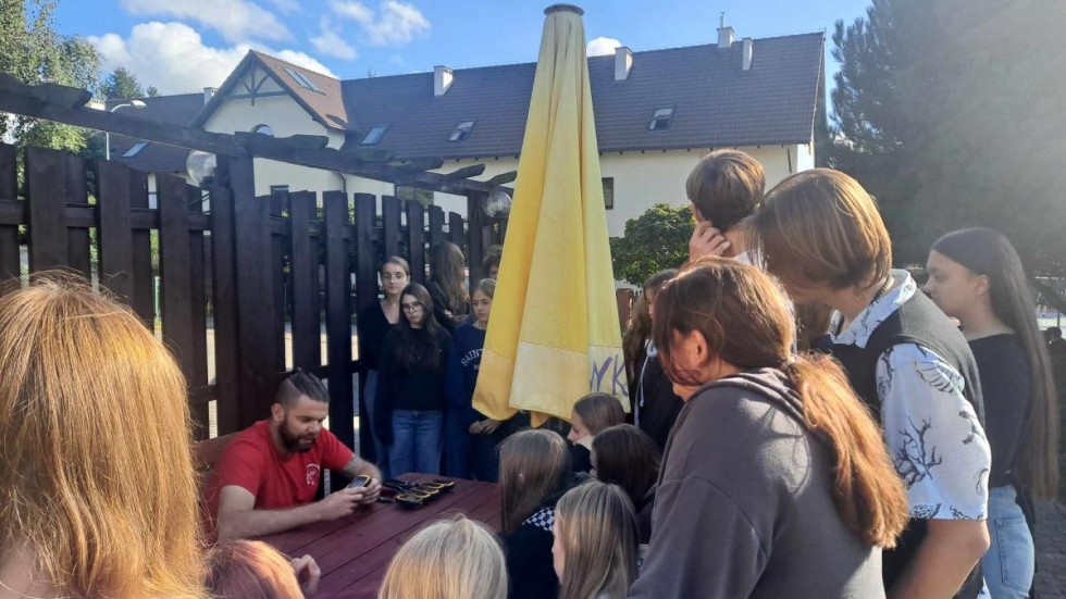 Malbork. Integracja klas pierwszych I LO nad morzem.