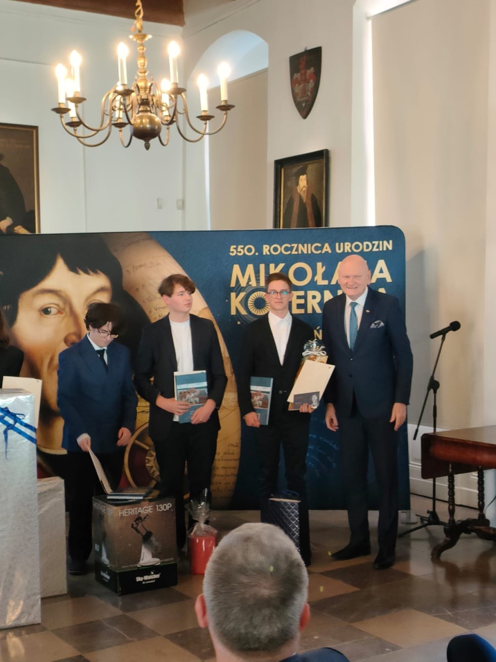 Nowy Dwór Gdański. Uczeń LO laureatem ogólnopolskiego konkursu o Mikołaju Koperniku.