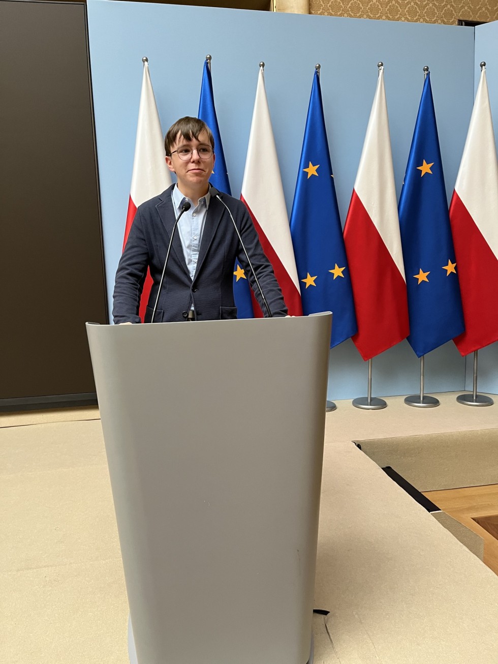 Powiat sztumski. Uczniowie szkół ponadpodstawowych z wizytą w Sejmie RP.