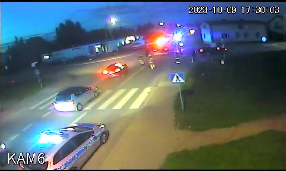 Miłoradz. Osobówka potrąciła 74-letnią rowerzystkę – kobieta trafiła do szpitala.