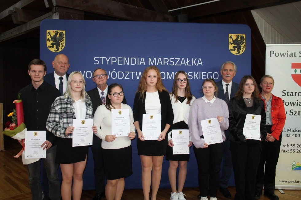 Powiat sztumski. Stypendia Marszałka Województwa Pomorskiego przyznane.