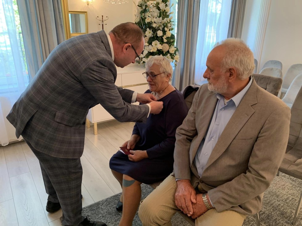Nowy Dwór Gdański. Złote Gody państwa Marianny i Andrzeja Mańkowskich.