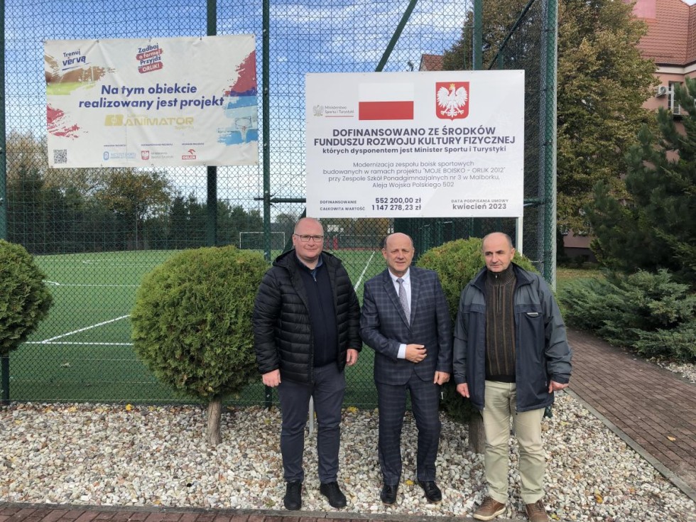 Malbork. Boiska przy Technikum nr 3 doczekały się modernizacji.