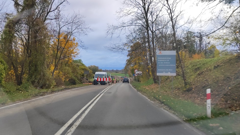 Przebudowa DK22. Odcinek Malbork - Stare Pole. Zobacz postęp prac listopad 2023 - wideo