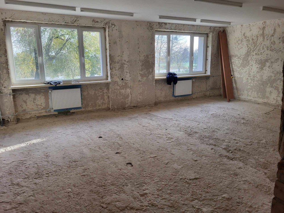 Nowy Dwór Gdański. Prace remontowe w SOSW idą pełną parą.