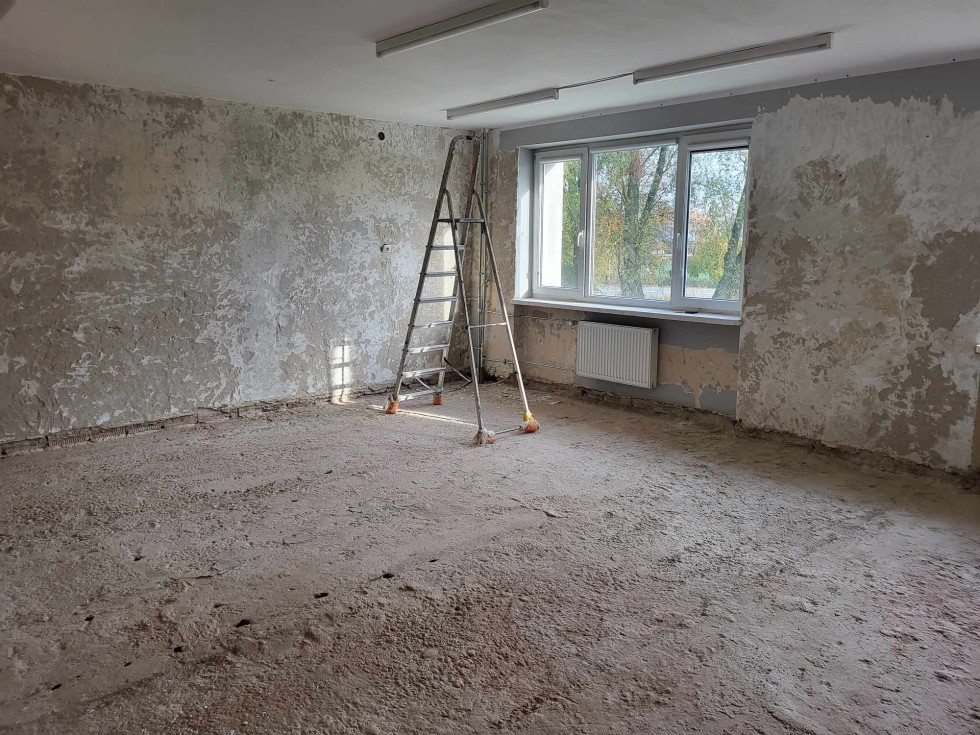 Nowy Dwór Gdański. Prace remontowe w SOSW idą pełną parą.