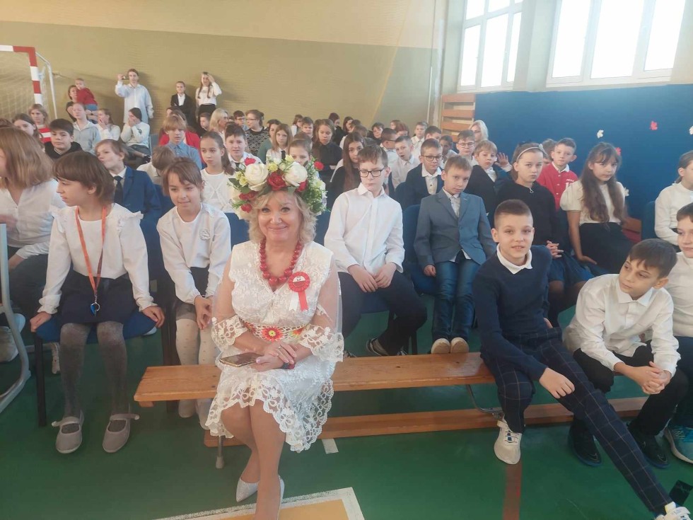 Sztutowo. Polska to mój dom – uroczysty apel w Szkole Podstawowej.