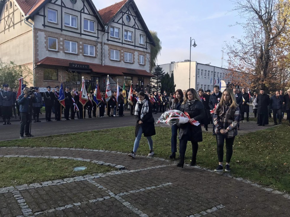 Obchody odzyskania przez Polskę Niepodległości w Nowym Dworze Gdańskim.