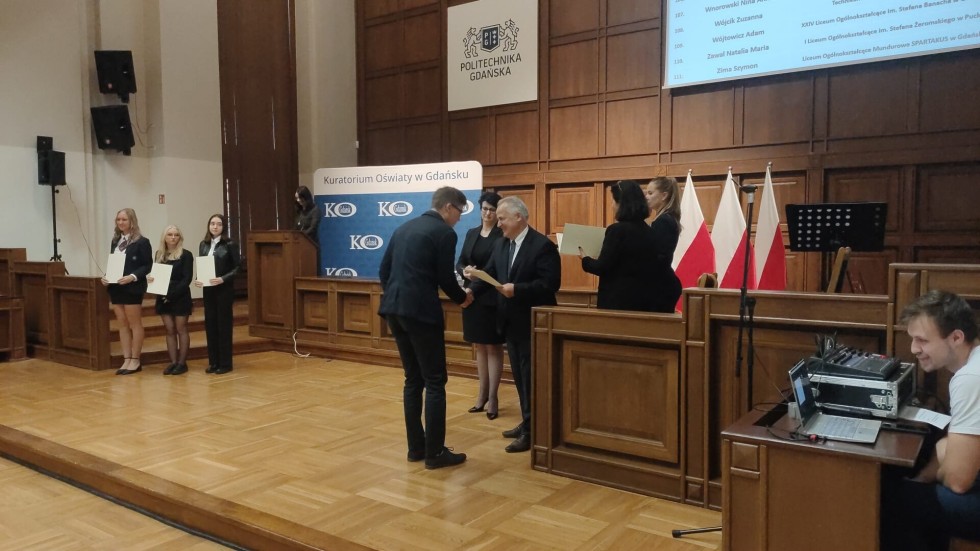 Nowy Dwór Gdański. Marcel Werbowy odebrał Stypendium Prezesa Rady Ministrów.