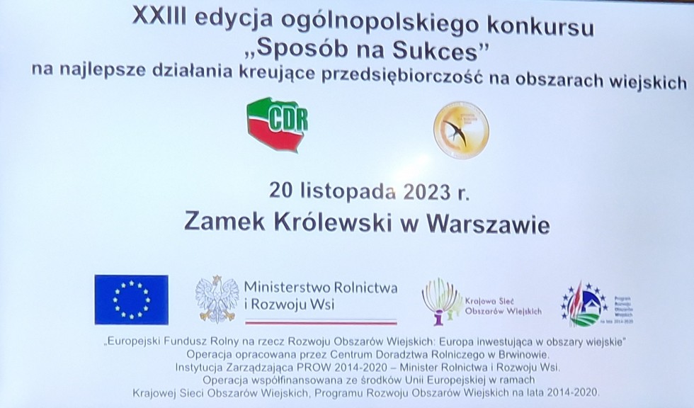 Gmina Malbork. Tomasz Kapuściński laureatem ogólnopolskiego konkursu Sposób na Sukces.