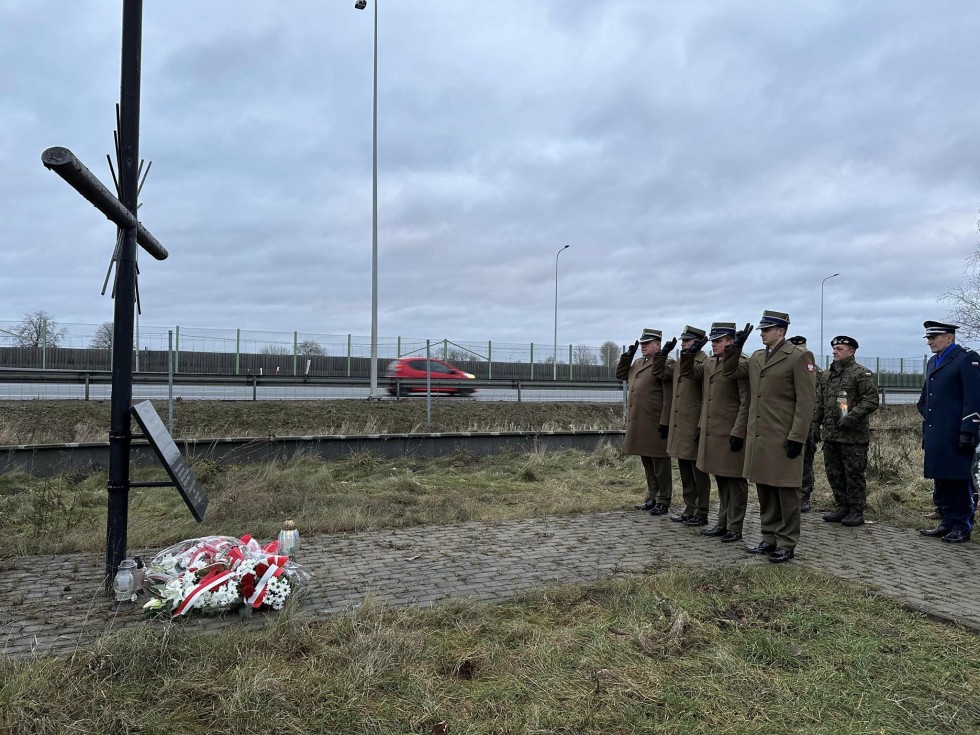 Nowy Dwór Gdański. Pamięci czołgistów – ofiar stanu wojennego.
