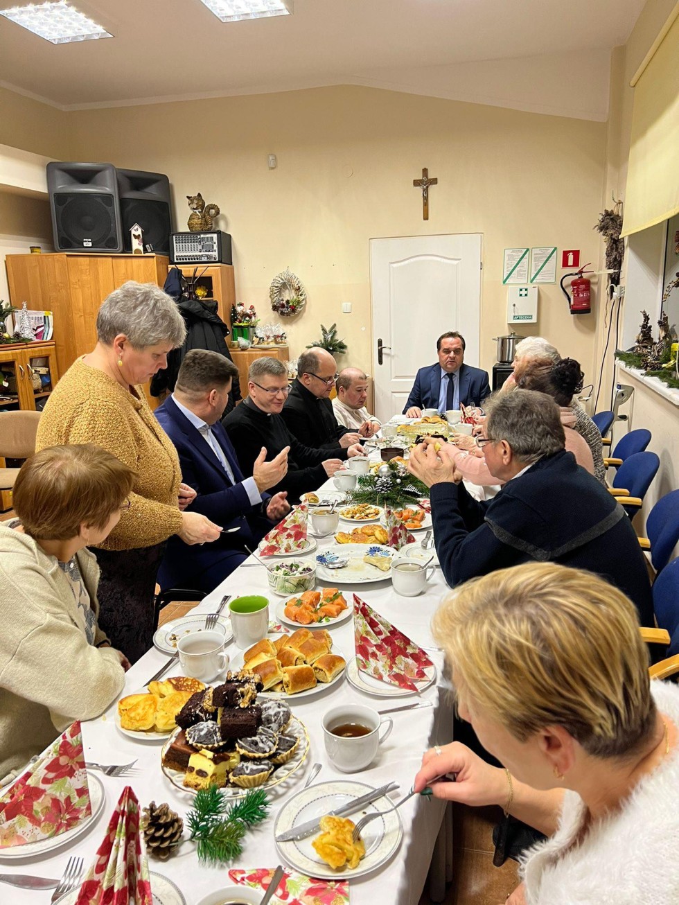 Gmina Malbork. Spotkania wigilijne dla seniorów i osób samotnych.