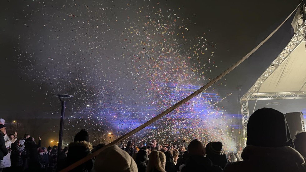 Mieszkańcy Nowego Dworu Gdańskiego przywitali Nowy 2024 Rok.