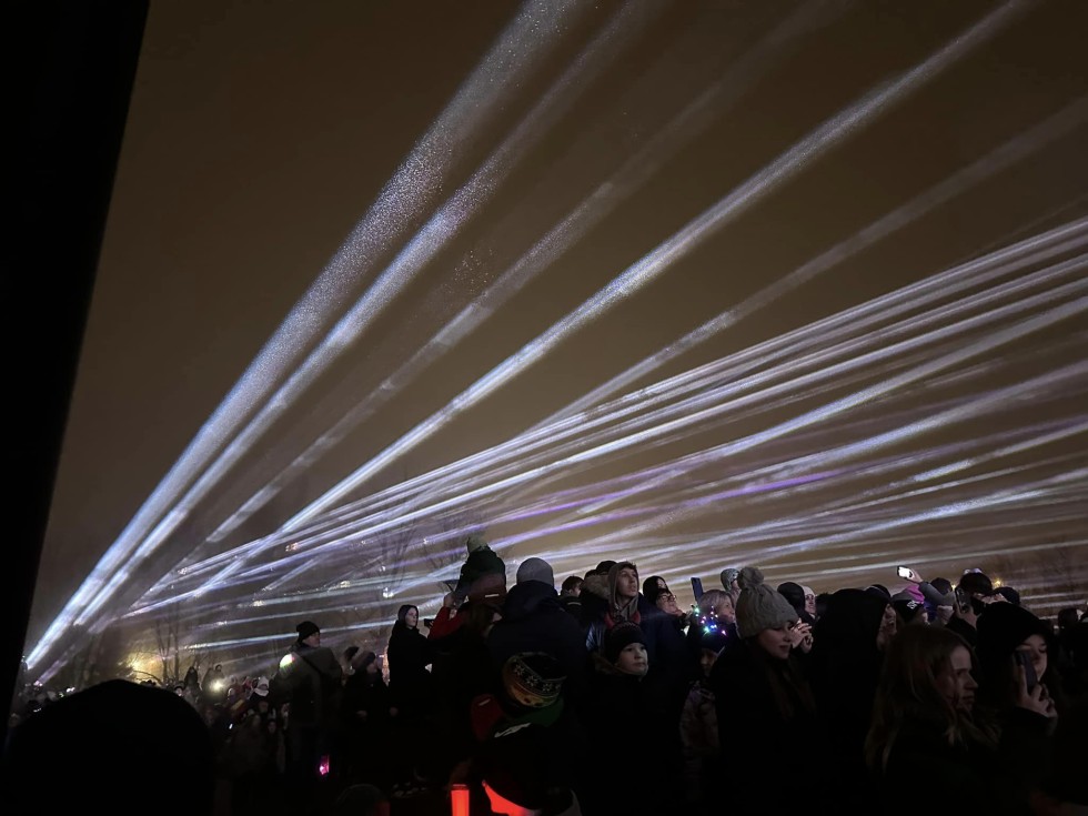 Mieszkańcy Nowego Dworu Gdańskiego przywitali Nowy 2024 Rok.