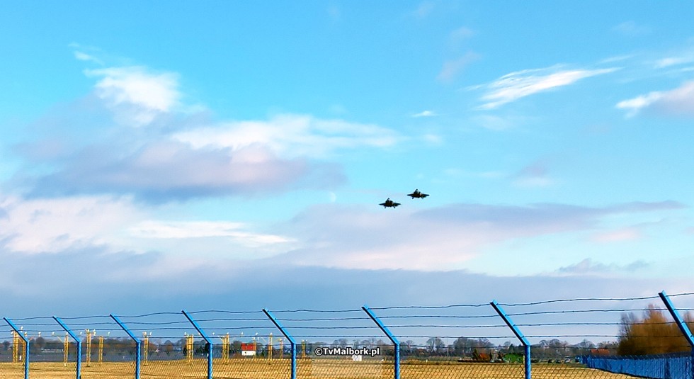 Włoskie F-35A Lightning II w Malborku. Zobacz wideo i zdjęcia - 19 stycznia 2024