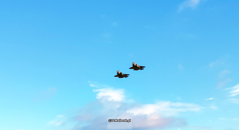 Włoskie F-35A Lightning II w Malborku. Zobacz wideo i zdjęcia - 19 stycznia 2024