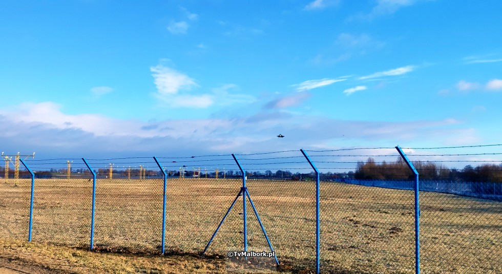 Włoskie F-35A Lightning II w Malborku. Zobacz wideo i zdjęcia - 19 stycznia 2024