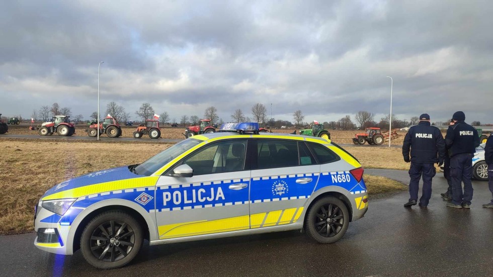 Ogólnoeuropejski Protest Rolników - tak było na DK22 w miejscowości Kończewice. Wideo i zdjęcia