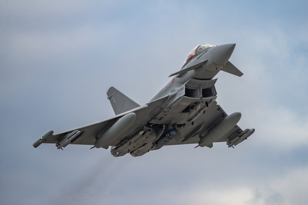 Malbork. Air Policing - włoskie Eurofighter Typhoon zastąpią F-35.