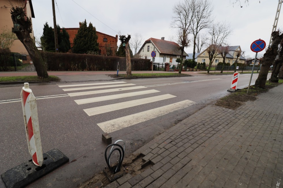 Nowy Staw. Będzie bezpieczniej – ruszyła przebudowa przejść dla pieszych.