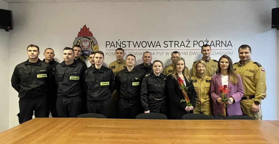 Nowy Dwór Gdański. Dzień Służby Cywilnej u strażaków.
