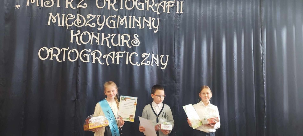 Za nami szkolny Międzygminny Konkurs Ortograficzny – znamy zwycięzców.