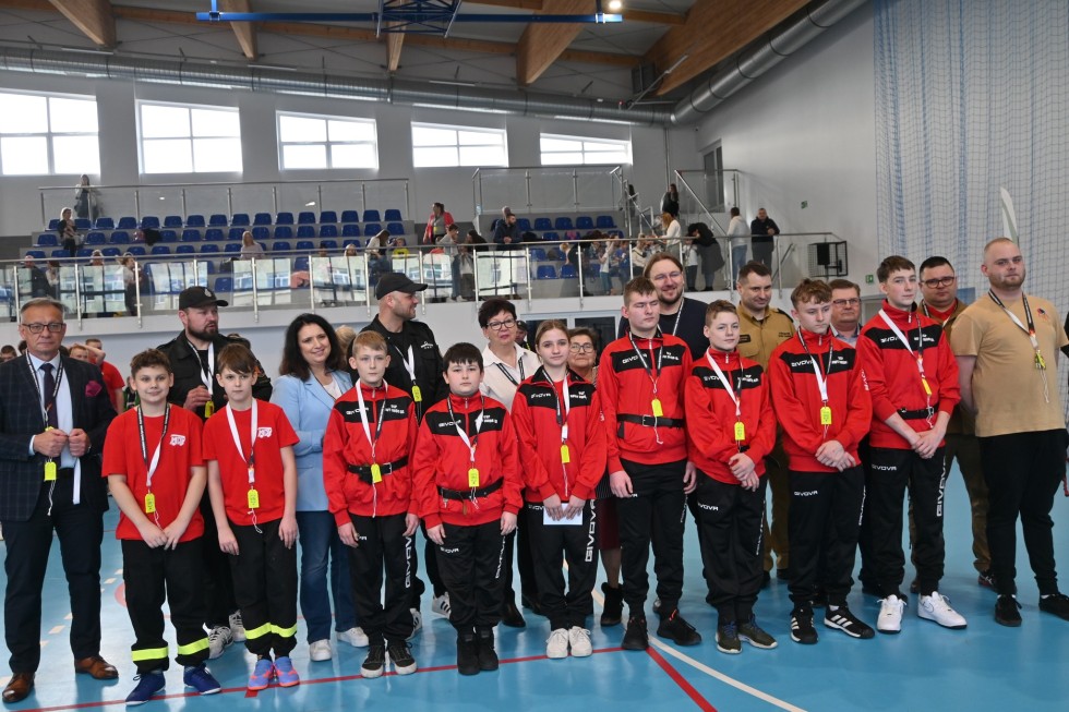 Powiat nowodworski. Za nami I Halowe Dziecięce Zawody Sportowo-Pożarnicze – poznajcie zwycięzców.