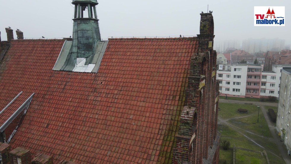 Ruszyła modernizacja Staromiejskiego Ratusza w Malborku. Zobacz wideo z drona - 27.02.2024
