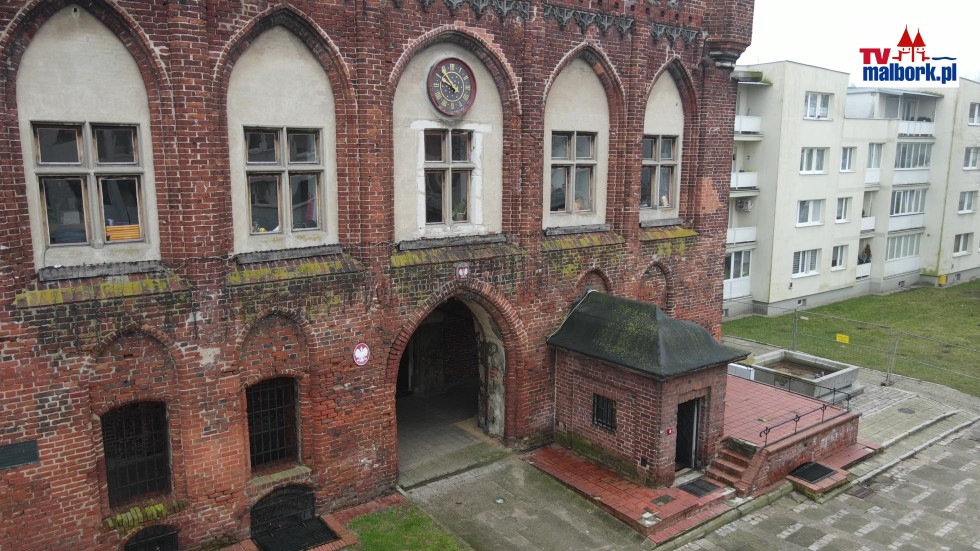 Ruszyła modernizacja Staromiejskiego Ratusza w Malborku. Zobacz wideo z drona - 27.02.2024
