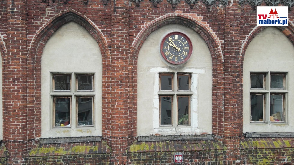 Ruszyła modernizacja Staromiejskiego Ratusza w Malborku. Zobacz wideo z drona - 27.02.2024