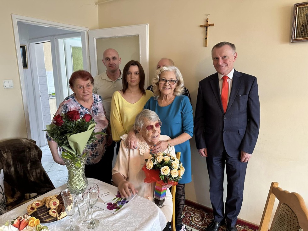 Nowy Dwór Gdański. Jubileusz 90. urodzin Teresy Harbuz.