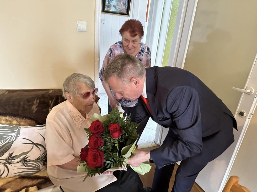 Nowy Dwór Gdański. Jubileusz 90. urodzin Teresy Harbuz.