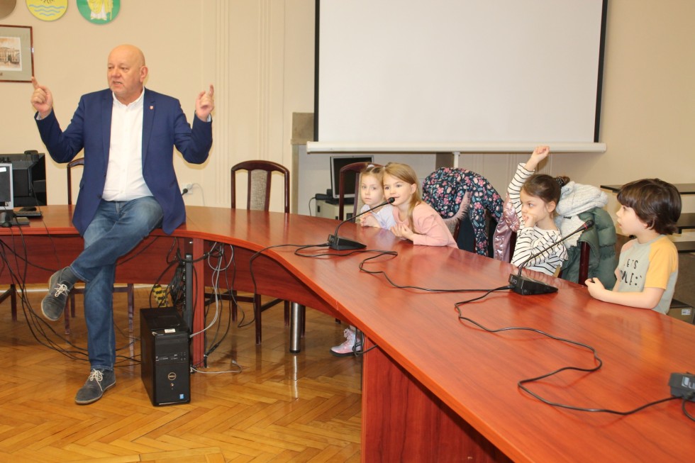 Sztum. Przedszkolaki z wizytą w Starostwie Powiatowym.