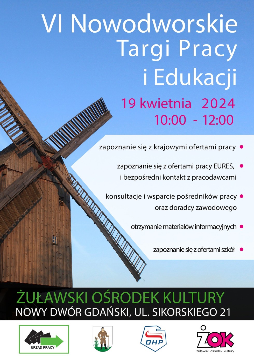 Nowy Dwór Gdański. Wkrótce Targi Pracy i Edukacji.