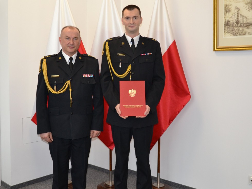 Nowy Dwór Gdański. Mł. kpt. Mariusz Reimus powołany na Komendanta Powiatowego Państwowej Straży Pożarnej.