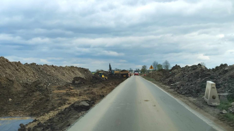 DK22. Coraz bliżej końca rozbudowy odcinka Malbork-Stare Pole. 04.2024 Wideo i zdjęcia
