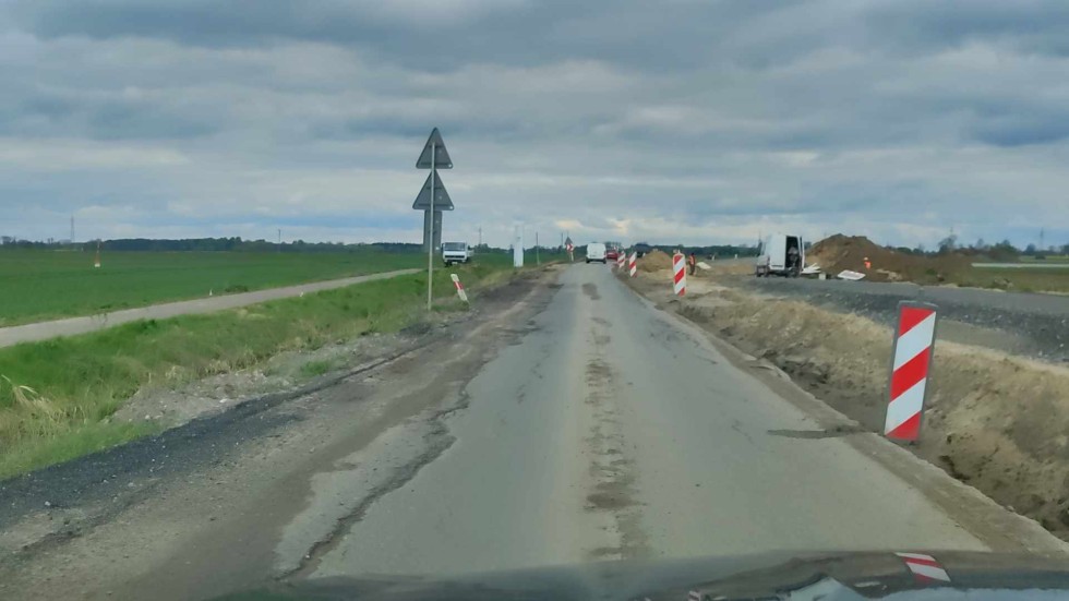 DK22. Coraz bliżej końca rozbudowy odcinka Malbork-Stare Pole. 04.2024 Wideo i zdjęcia