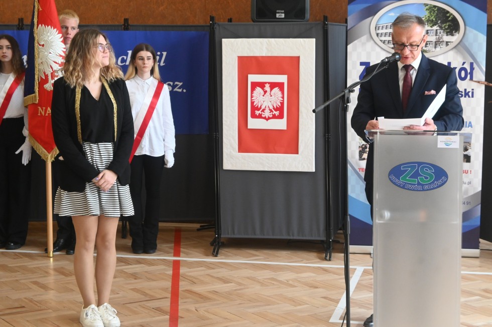 Nowy Dwór Gdański. Zakończenie roku szkolnego klas maturalnych.