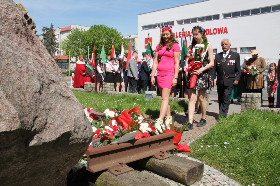 Sztum. Obchody 233. rocznicy uchwalenia Konstytucji 3 Maja.