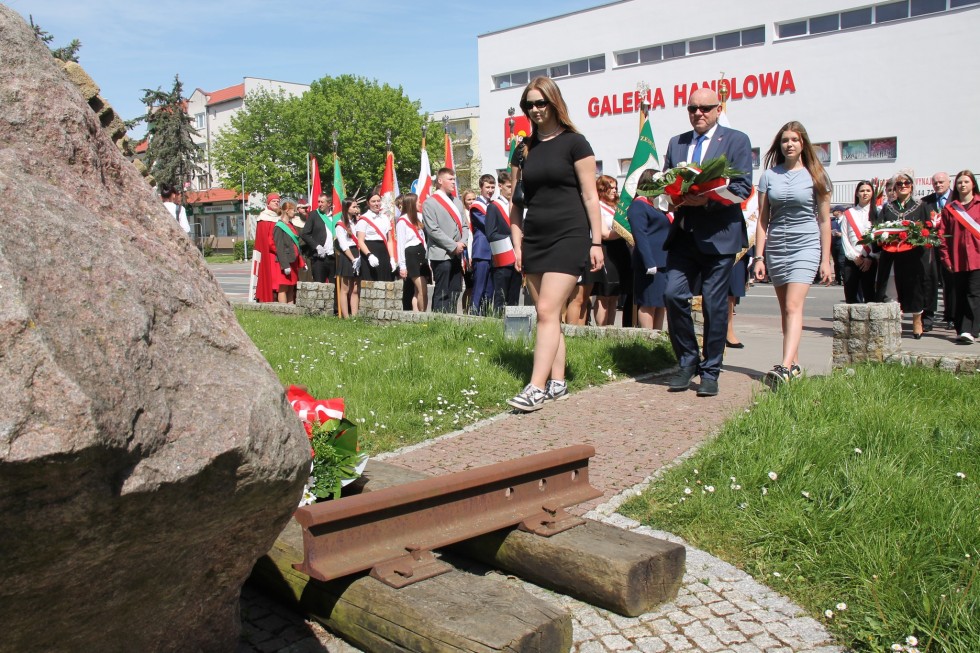 Sztum. Obchody 233. rocznicy uchwalenia Konstytucji 3 Maja.