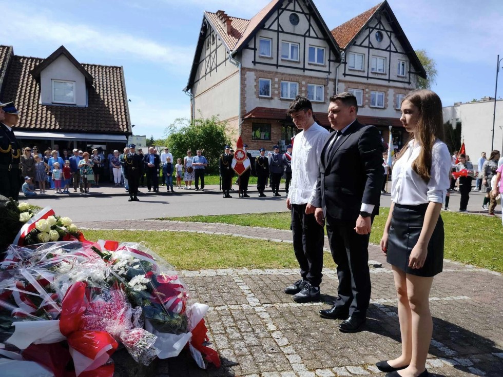 Nowy Dwór Gdański. 233. rocznica uchwalenia Konstytucji 3 Maja.