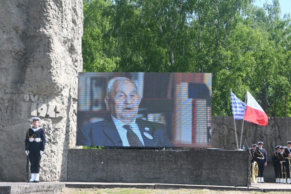 Sztutowo. Uroczystości rocznicowe oswobodzenia niemieckiego obozu KL Stutthof.