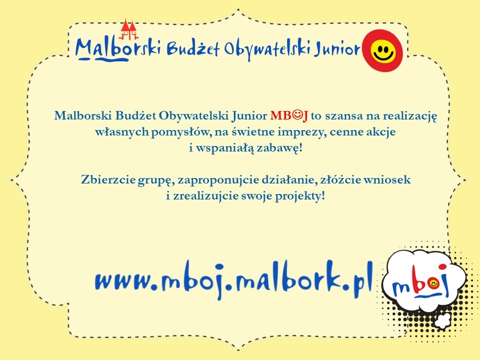 Malbork. Ruszył nabór wniosków do tegorocznej edycji MBOJ.