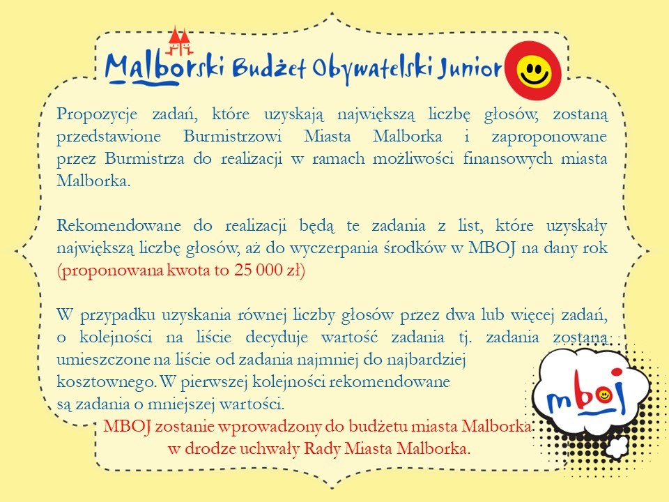 Malbork. Ruszył nabór wniosków do tegorocznej edycji MBOJ.