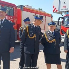 Malbork. Powiatowe Obchody Dnia Strażaka – były awanse i odznaczenia.