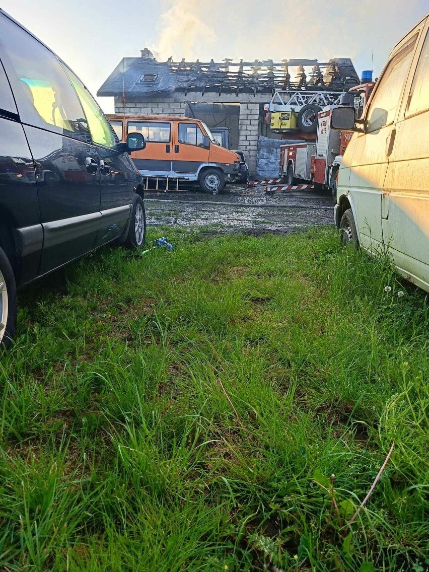 Tragedia w Tczewskich Łąkach – w pożarze zginęła kobieta i 6-letnie dziecko.