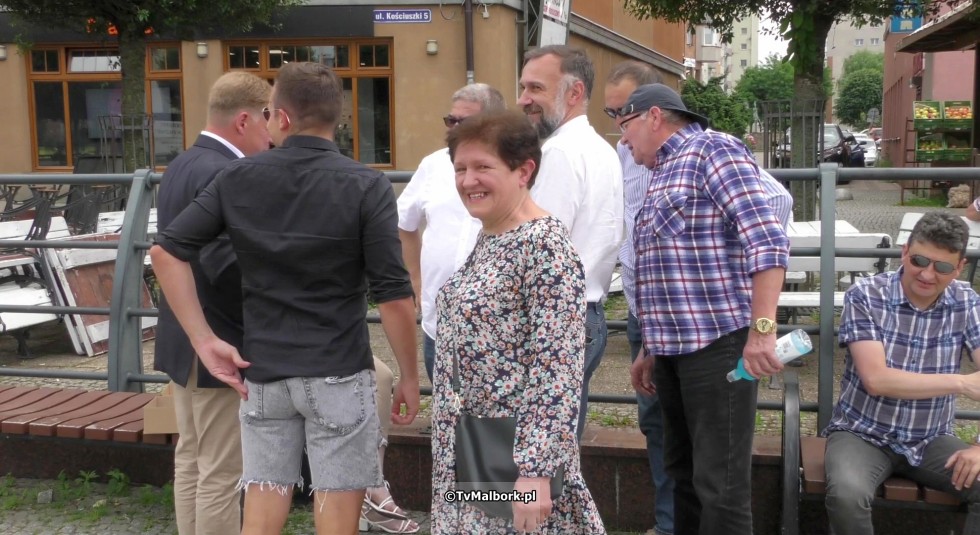 Jacek Bendykowski - Kandydat do Parlamentu Europejskiego odwiedził Malbork.