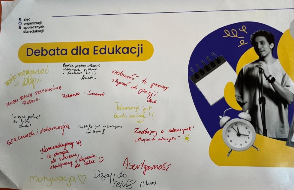 Jak usprawnić polskie szkolnictwo? - Debata dla Edukacji w Barlewiczkach.