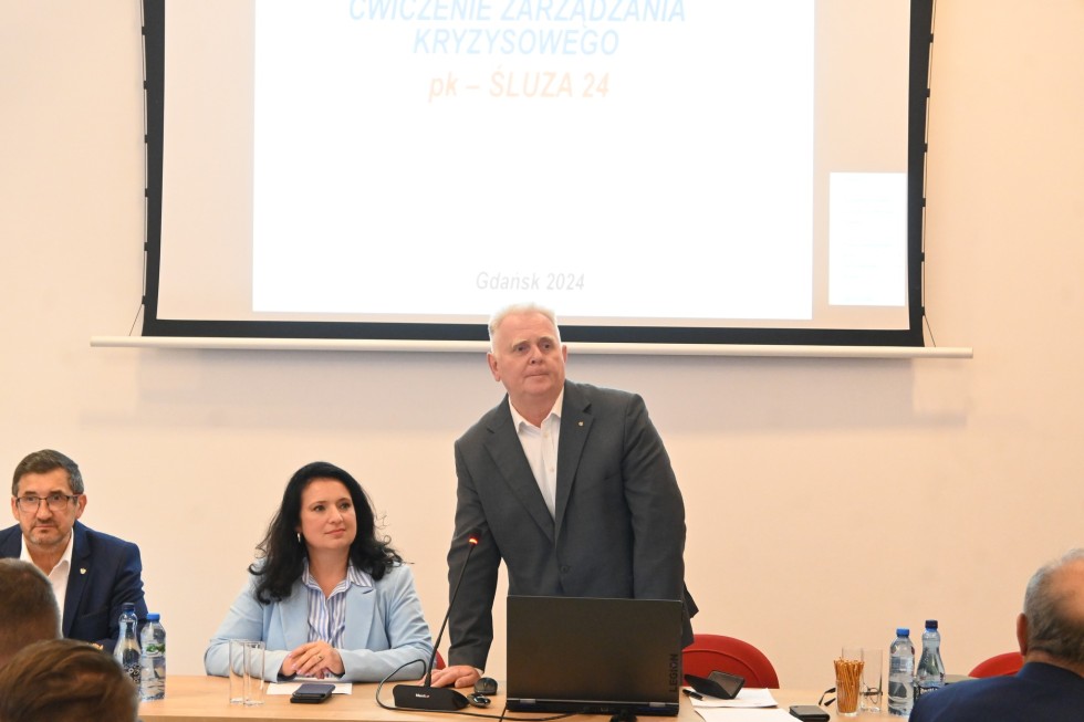 Nowy Dwór Gdański. Ćwiczenia zarządzania kryzysowego – ŚLUZA 24.